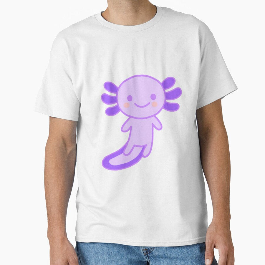 Cute pastel purple axolotl by ruelia