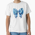 Watercolor Blue Alice Bow by DigiPixieForge