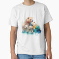 Polar Bear Family : Watercolour : Digital Illustration by MTJ-Mushrooms