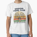 Weekend Padel Club Retro Racket Design by CourtCStore