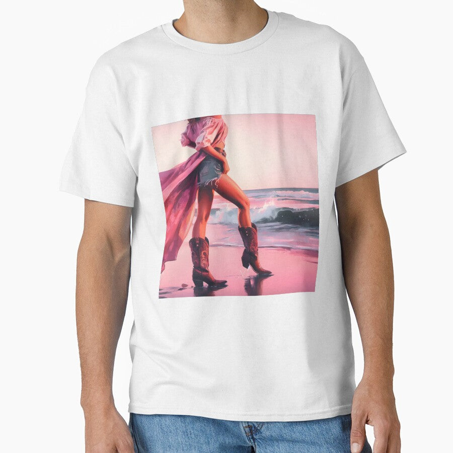 Coastal Cowgirl Impressions: Boots and Beachy Bliss by EmeraldeaArt