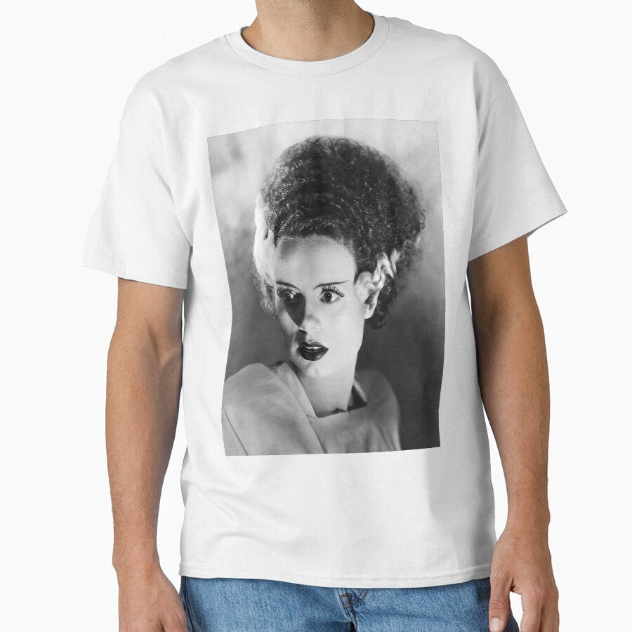 Bride of Frankenstein, Vintage Black and White Old Photo by modernretro