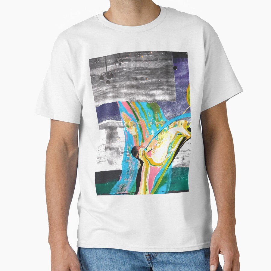 Surreal Rainbow Wave Collage Art by Kacixart