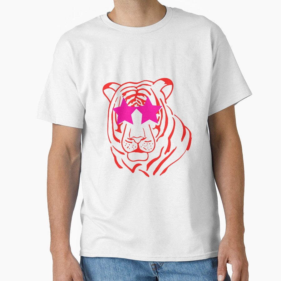 Preppy star eyed pink tiger by SUUSCK ★