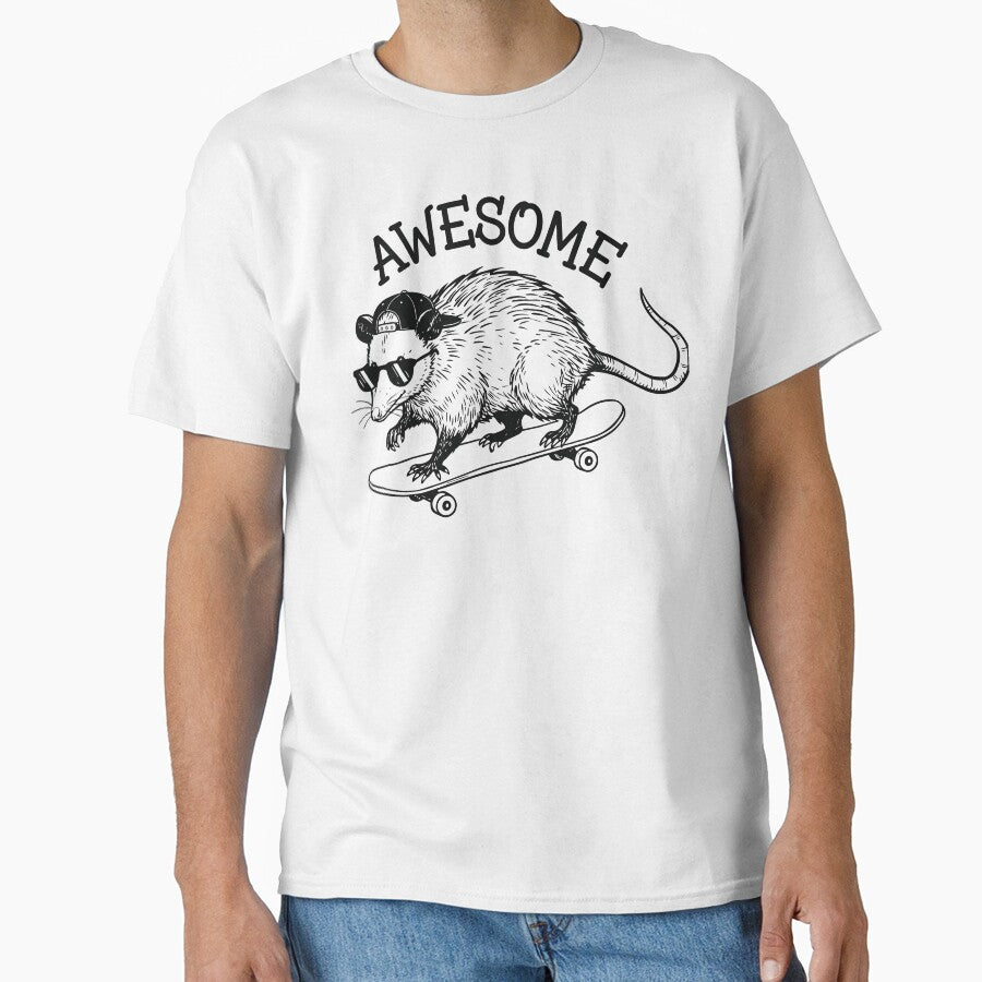 Awesome Possum Funny Skateboarding Animal by Y-Vibes