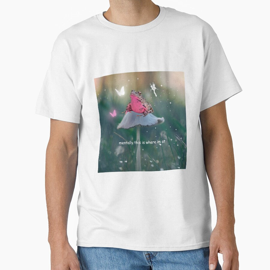 Fairy frog on a mushroom by CringyLunberg