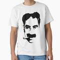 Groucho Marx Pop Art Portrait in Black and White by Hot-Proper-Tees