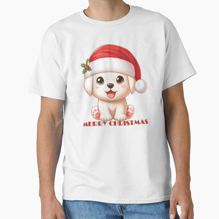 Cute Christmas Labrador Puppy by MCDPShop