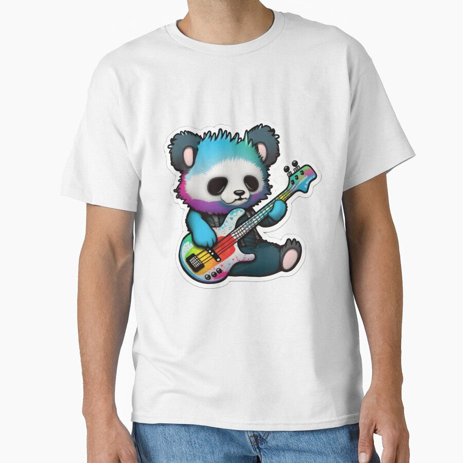 Goth Panda EMO Rock Sticker - Goth Pandas Rock On by StreetShirts1