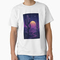 Synth-Cactus Colony – Vaporwave Sci-Fi Desert Art with Neon Flora by Domci