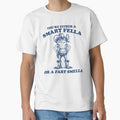 Smart Fella Or Fart Smella Funny Cowboy Frog Vintage Meme by CCChillingfrog
