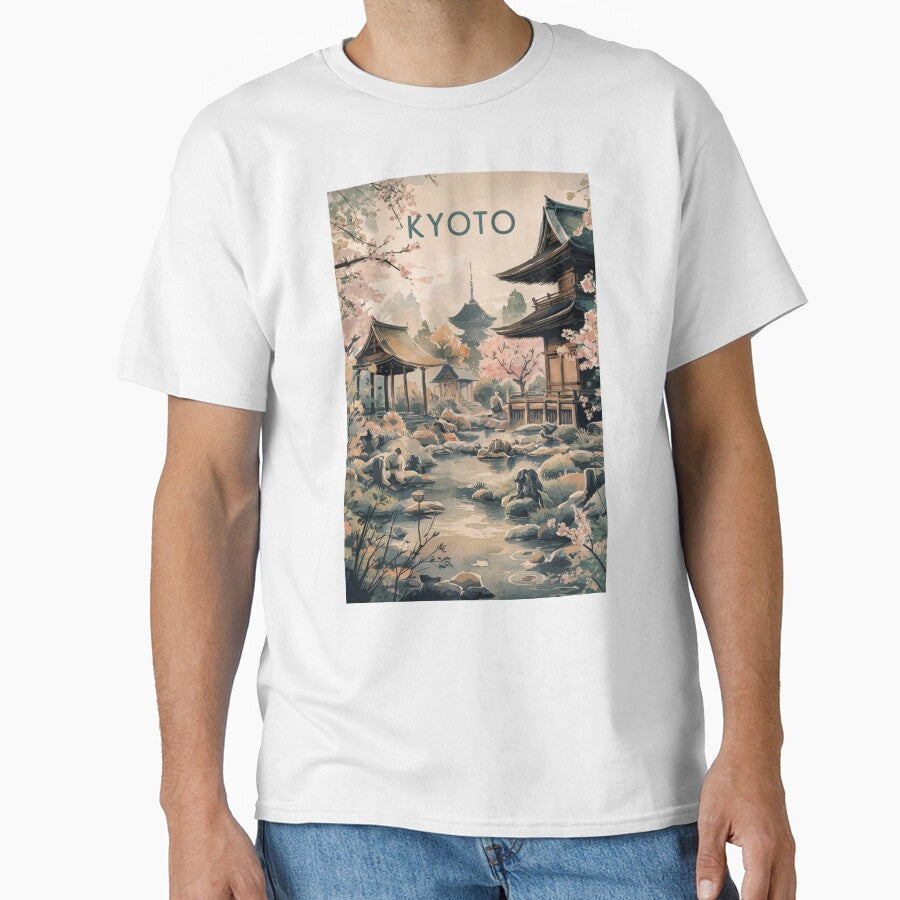 Kyoto Vintage Travel Poster by TravelerRat