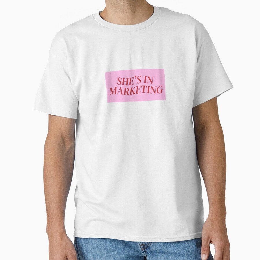 She's In Marketing Pink and Red Corporate Girl Aesthetic by hannahbee