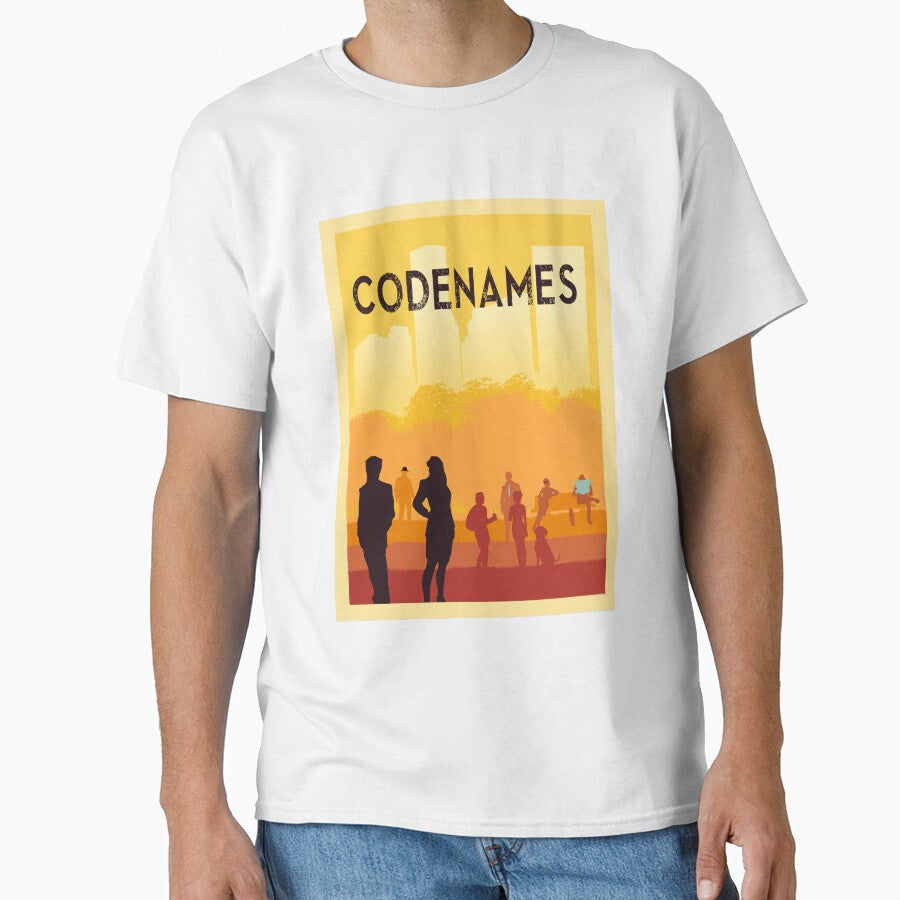 Codenames - Board Games - Minimalist Travel Poster Style - Board Game Art (Authorised) by MeepleDesign