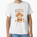 Grumpy Mushroom “Emotionally Unavailable” Kawaii Art by ArtbotsGallery