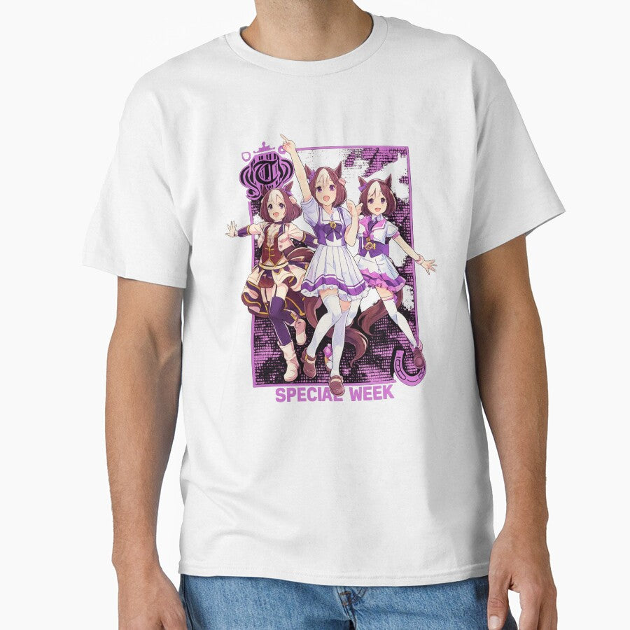 Anime Horse Girl Shirt – Kawaii Racing Style Fan Art by UrbanPrintVibes