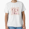 Glitch Art Nouveau Magical Symbolism Pink by BioDigital-Jazz