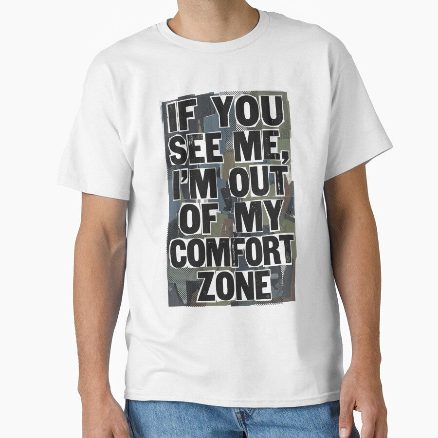 [TEXT ONLY] No.3: Out Of My Comfort Zone Funny Introvert by NO BEAVER NO PUNK