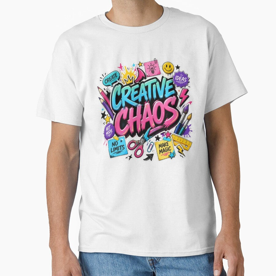 Creative Chaos Sticker | Colorful Graffiti Art Design | Creative Mind Vinyl Sticker for Artists & Designers by Stylestickers55