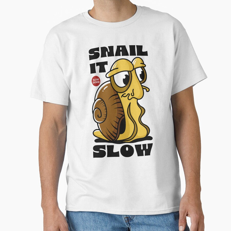 Snail It Slow by Maud Tee Art