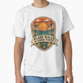 Glass Walls and Good Times Retro Padel Badge by BoosterShop