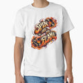 Spin Into the Flame – Groovy Vinyl Fire Design by Golden Era Studio