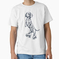 Vintage Dachshund Roller Skate Dog Mom Dad Lover by TerryConnells