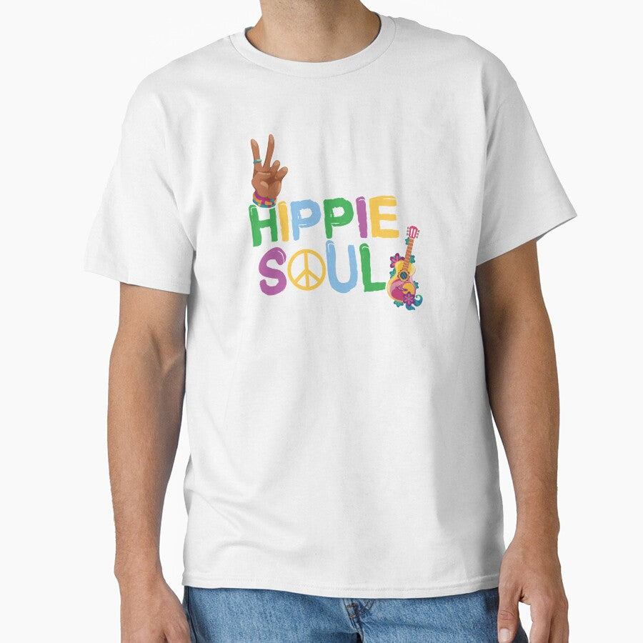 Hippie Soul Funny Hippie Freedom Lifestyle gift by patroart