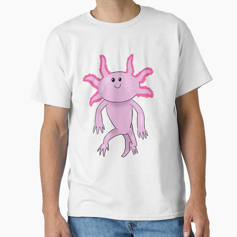 Pink Axolotl by alisons-stuff