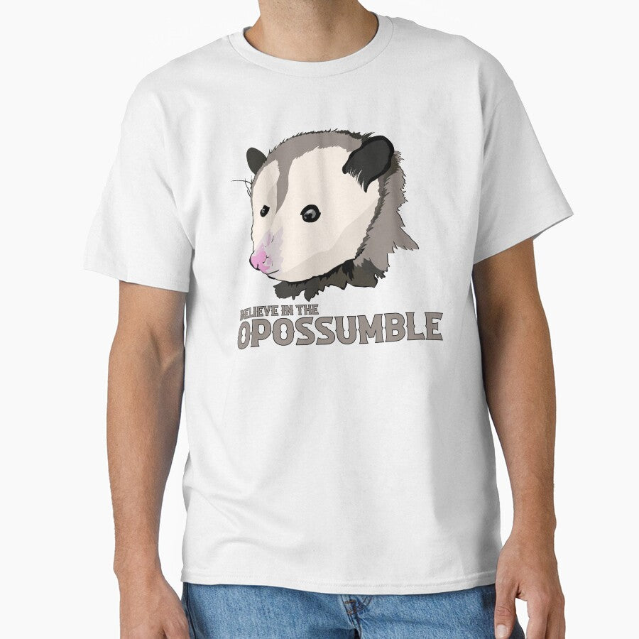 Funny Possum Believe In The OPossumble by Punderstandable