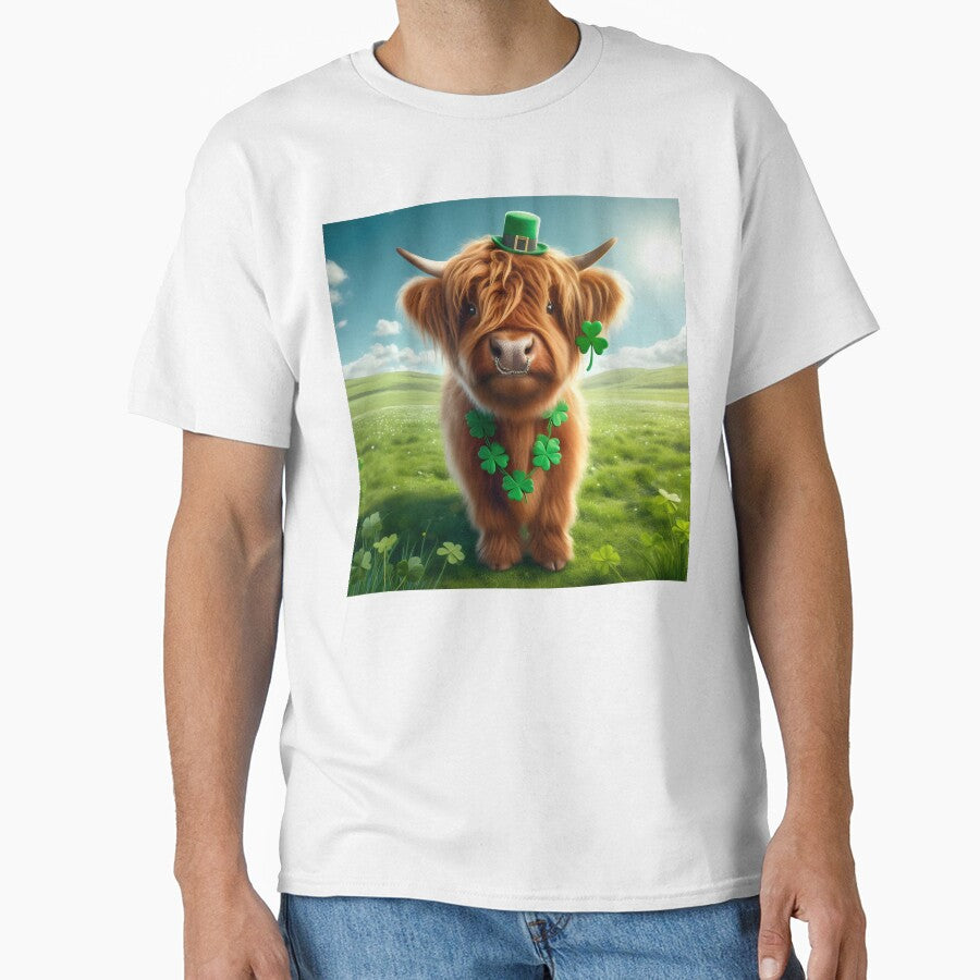 St. Patrick's Day Highland Cow by DT creations