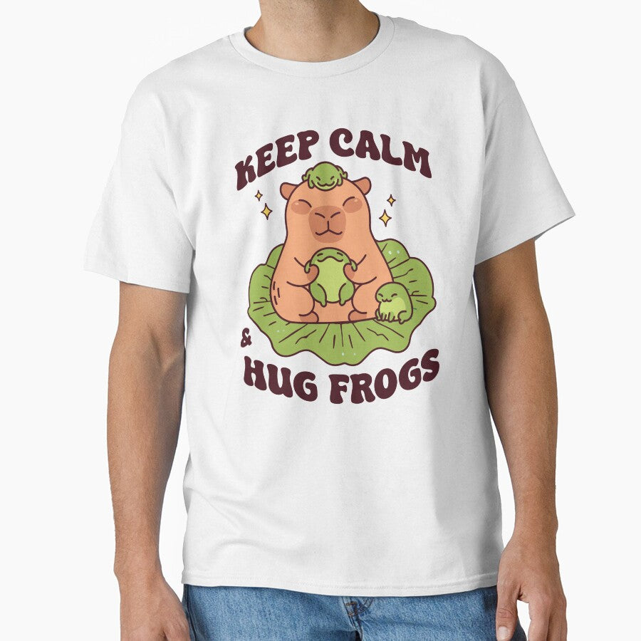Keep Calm and Hug Frogs by chillaxcats