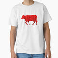 Red version of Meet "The Calculus cow" Cow puns Cowculus by FarmsteadAcers