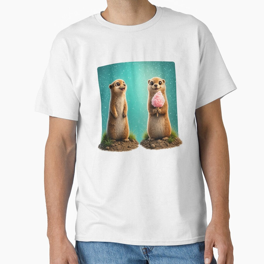Cute Meerkats with Cotton Candy by LiMarchee