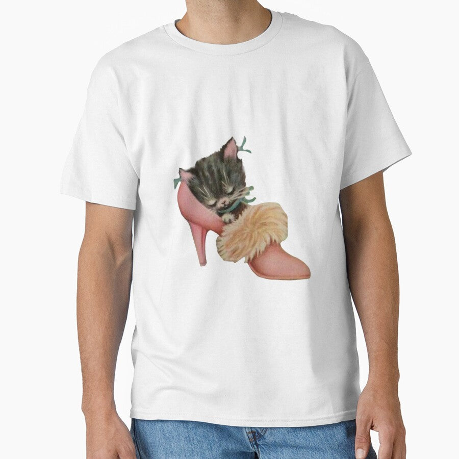 Vintage cat in a shoe by Pixiedrop