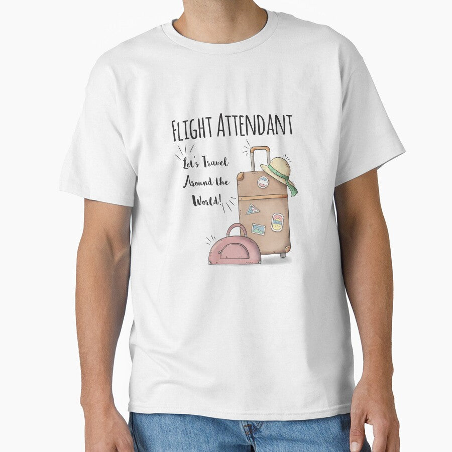 Flight Attendant Let's Travel Around The World by 4AllTimes