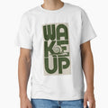 Vintage Wake Up Snail Graphic Design by LazyGeniusArt