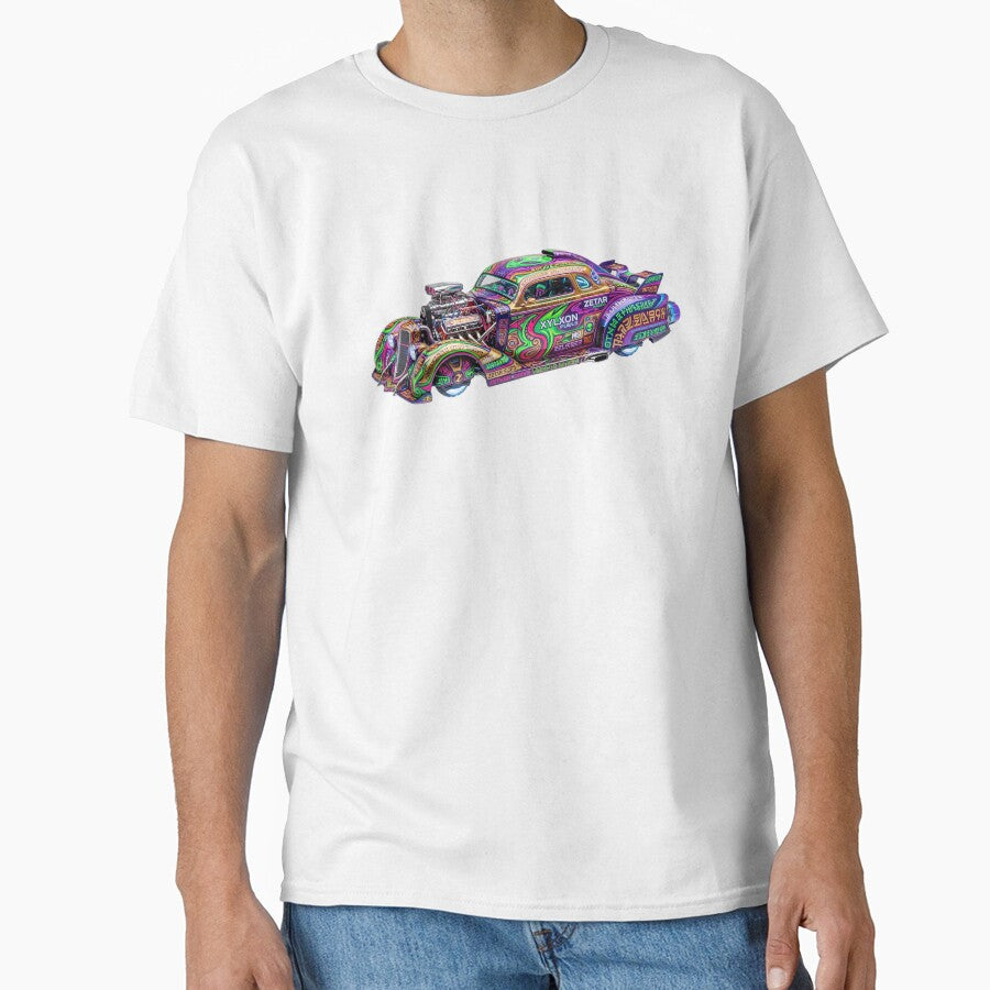 Alien Hotrod Space Graffiti Hovercar by octozap
