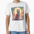 Manifest Abundance & Joy 2026 - Affirmation Cat Art Gift Manifestation Print by Vajid Designs