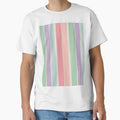 Spring Pastel Retro Stripes - Soft Vertical Aesthetic Pattern by Tamas Das
