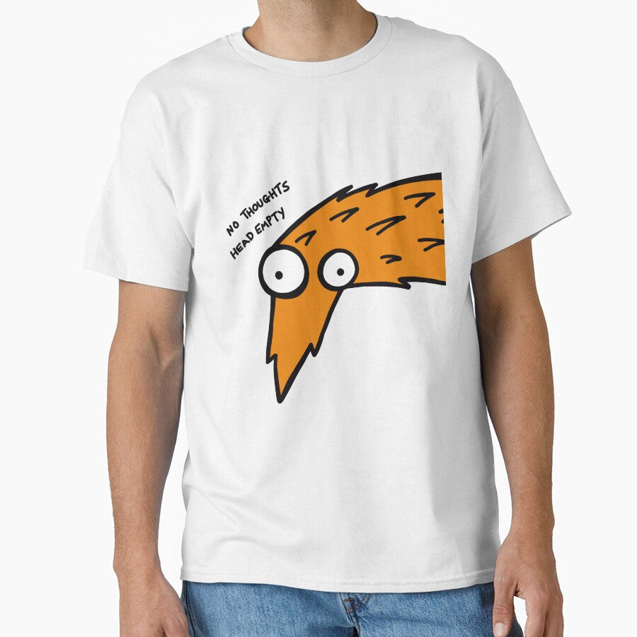Worm on a String "No Thoughts, Head Empty" (Orange) by pichosaur
