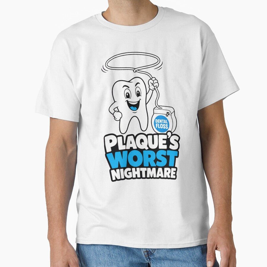 Dental Hygienist Plaque's Worst Nightmare Funny RDH by VisualArtsOasis