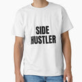 Side Hustler - black text on white by katiekendall