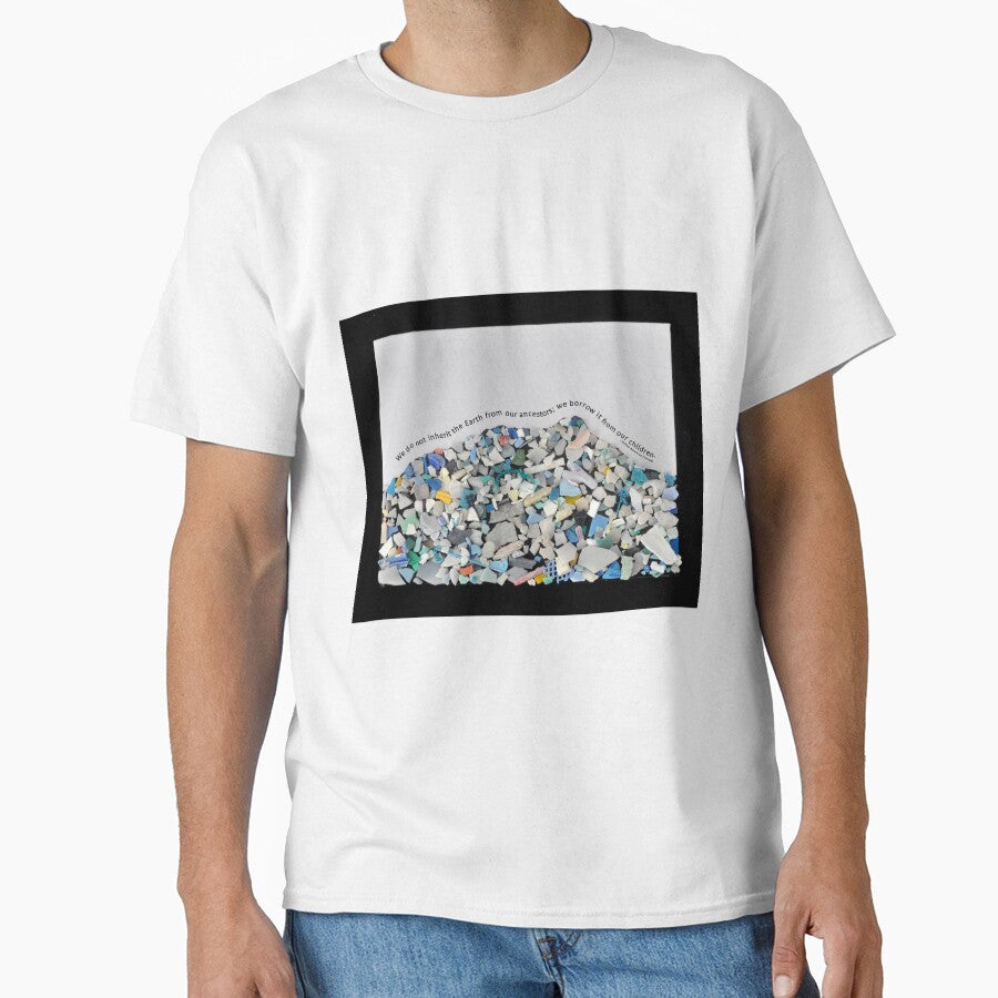 Diamond Head silhouette made from plastics found on Waimanalo beach by afullerdesign