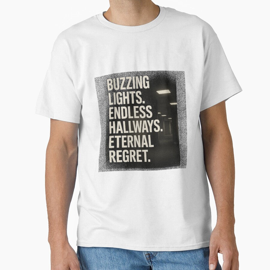 Buzzing Lights Endless Hallways Eternal Regret Liminal Space by k3rstman1