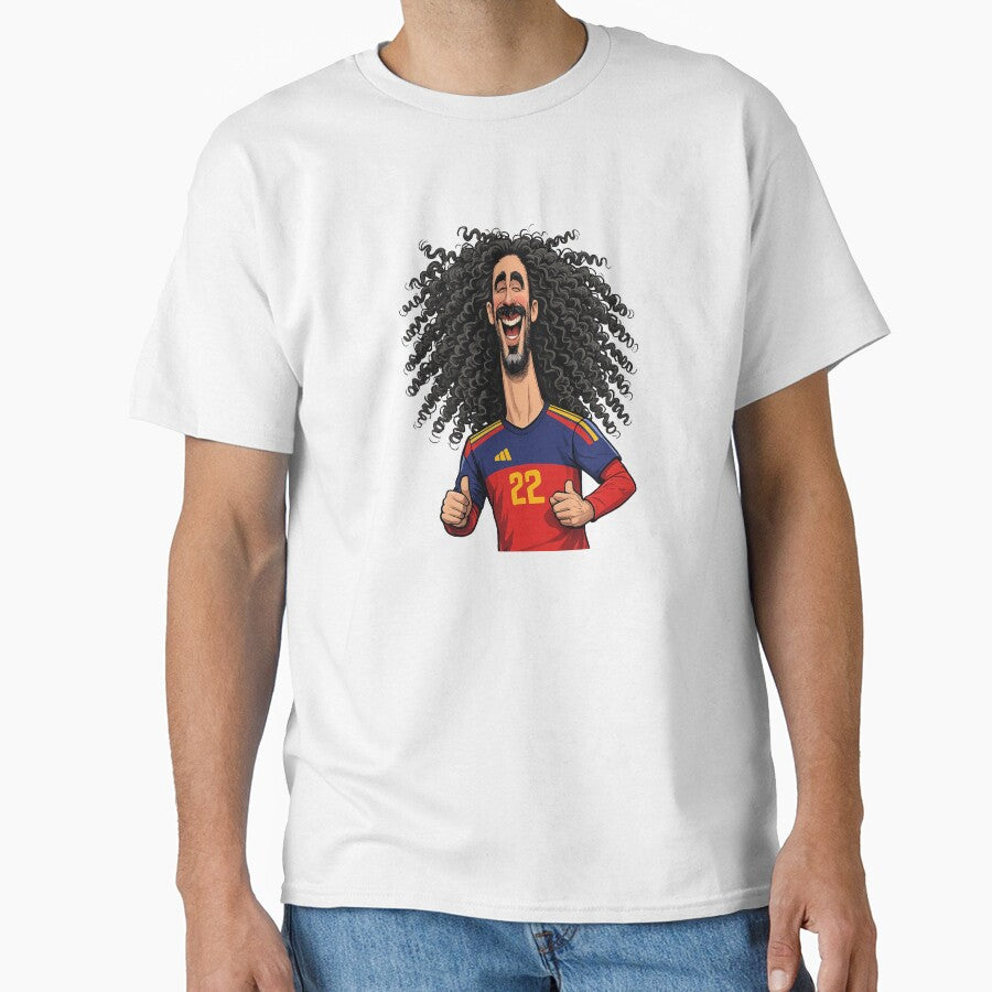 Marc Cucurella Spain National Football Team No 22 Caricature by RuangkataDS