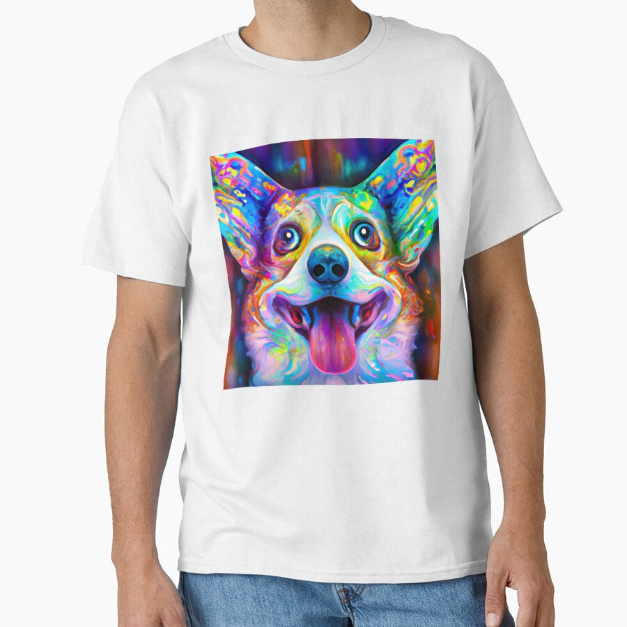 Tribal Corgi Dog Art 1 by DiatomDesigns
