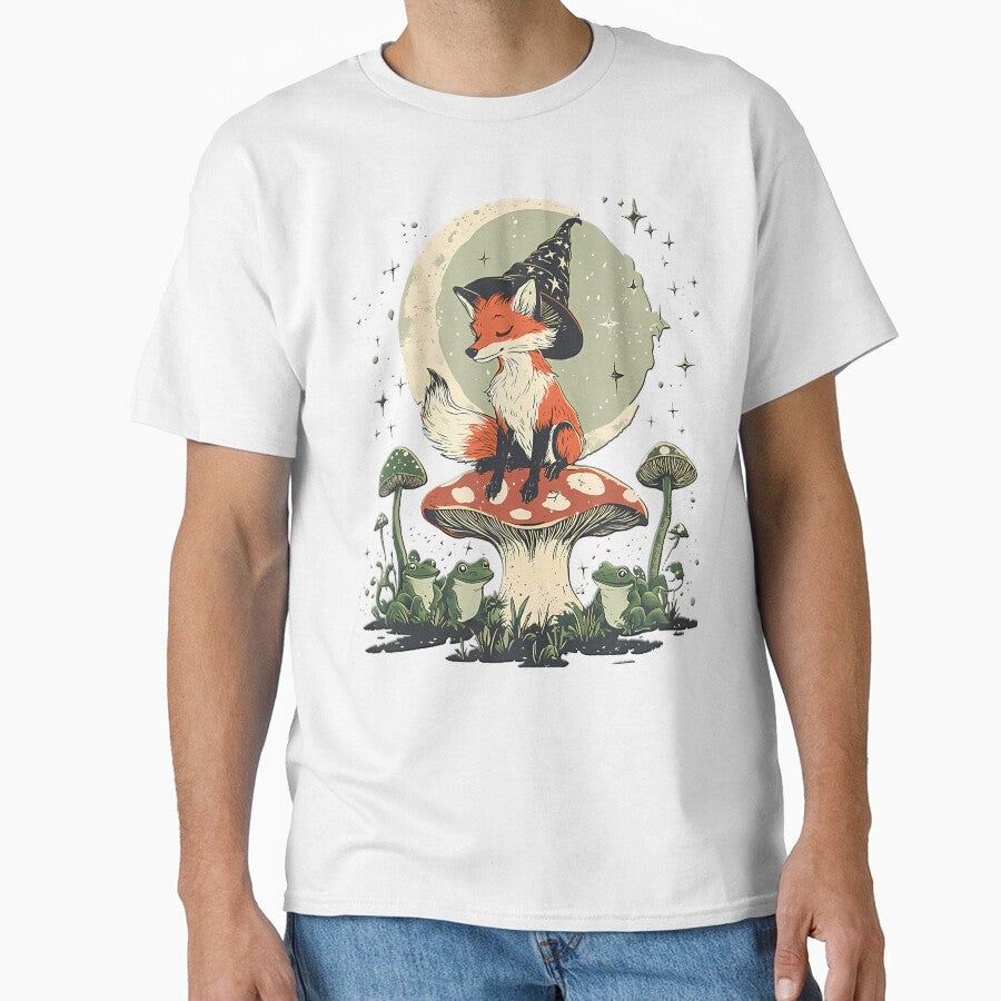 Fox With Frog On Mushroom by KelseyYasuko
