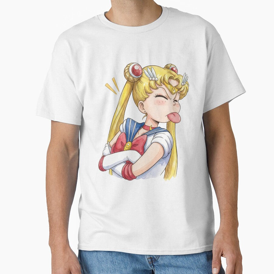 SAILOR MOON FUNNY FACE by mealtees