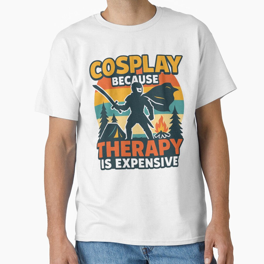 Cosplay Because Therapy Is Expensive – Retro Comic Style by Meandmyshop